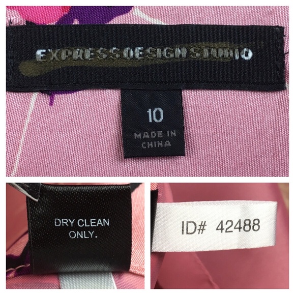 👛Express Studio flower pleated skirt in size 10 - Picture 5 of 6